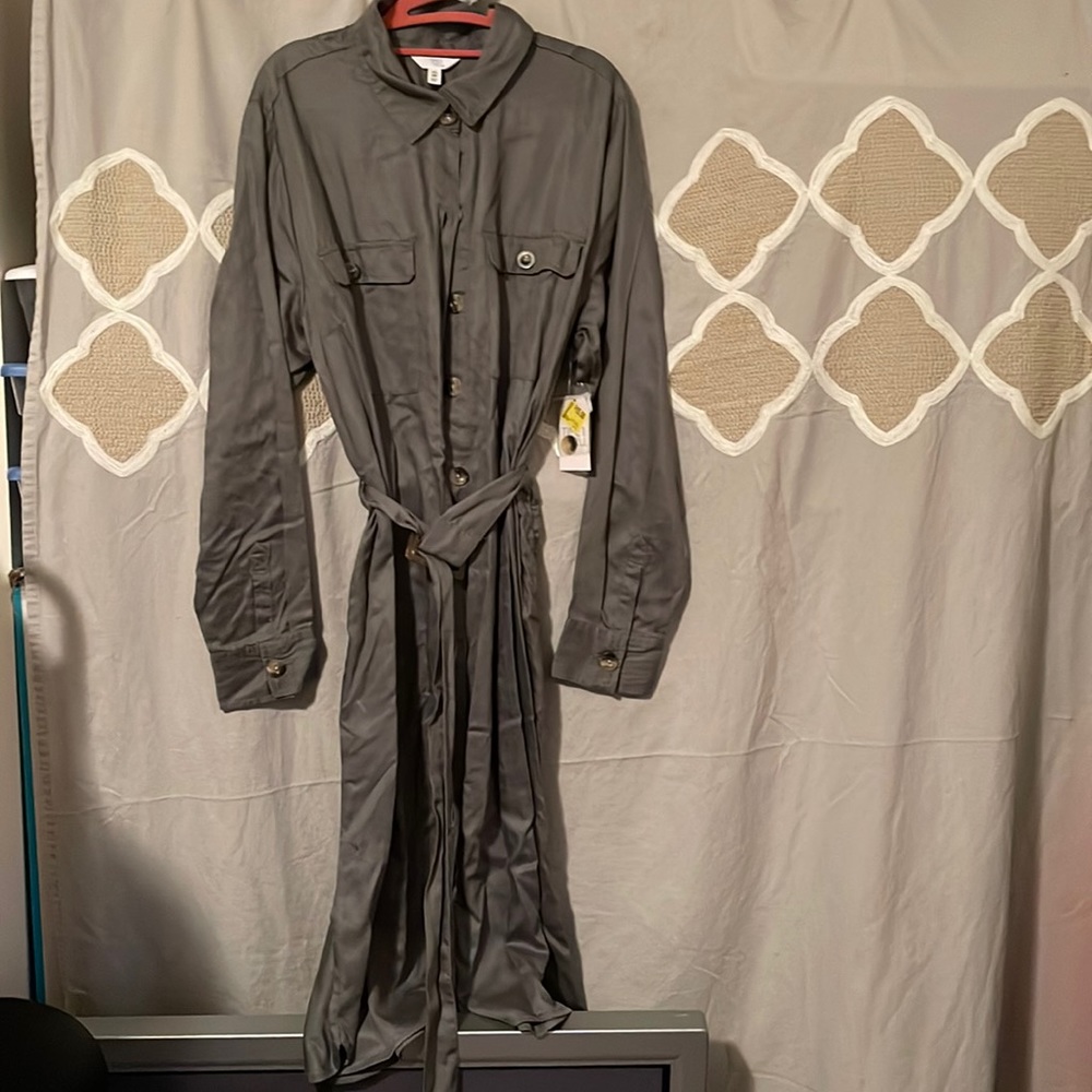NWT BUTTON FRONT DRESS